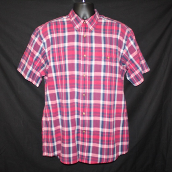 Orvis Plaid button down Red size large - Picture 1 of 4